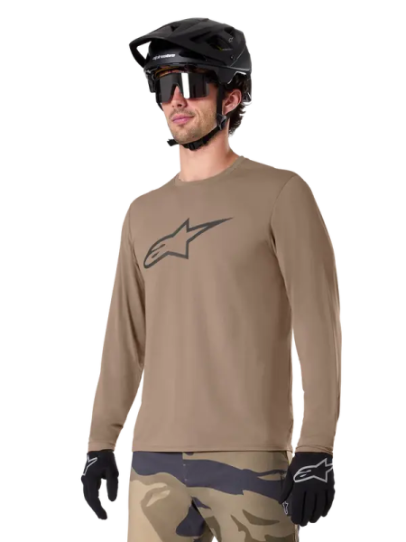 Alpinestars A-dura Astar hosszú ujjú póló, barna, S-es méret, 3, nordicamoto.ro