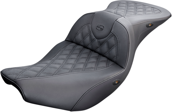 Roadsofa Lattice Stitch Heated Seat Black, 2, nordicamoto.ro