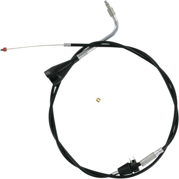 Black Vinyl Throttle/idle Cable Black +152 mm (6''), 1, nordicamoto.ro