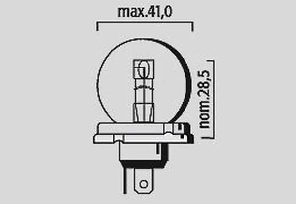 Halogen Headlight Bulbs, 2, nordicamoto.ro