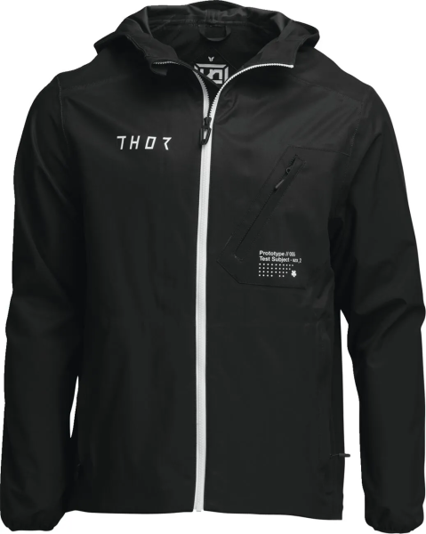 Thor Unit Light Shell fekete kabát, XL méret, 5, nordicamoto.ro