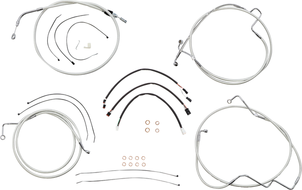 Sterling Chromite Ii® Designer Handlebar Installation Kit Silver, 2, nordicamoto.ro