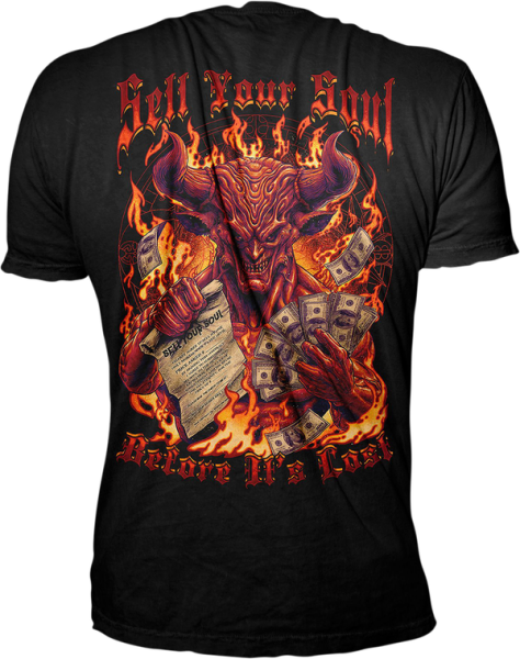 Sell Your Soul T-shirt Black 4XL, 2, nordicamoto.ro