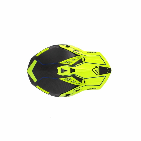 Acerbis Steel Carbon 22.06 sisak, fekete/sárga, M-es méret, 2, nordicamoto.ro