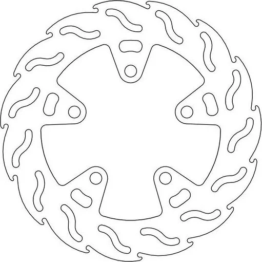 Flame Series Rotor Rear, 1, nordicamoto.ro