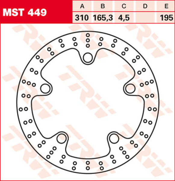Round Fixed Brake Rotor Larger Than 300mm, 1, nordicamoto.ro
