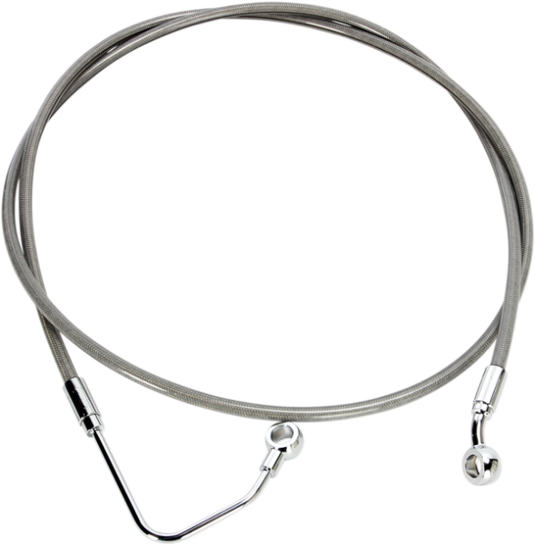Xr Stainless Upper Brake Line Silver, Polished Oversize [+102 mm (4'')], 1, nordicamoto.ro