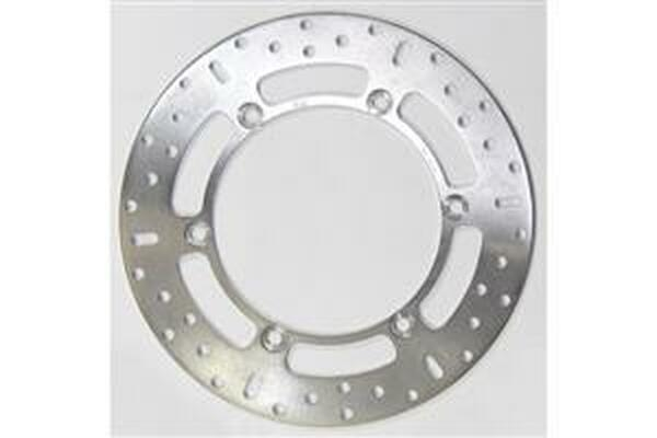 Round Hpsr Solid Brake Rotor Silver, Stainless Steel, 1, nordicamoto.ro