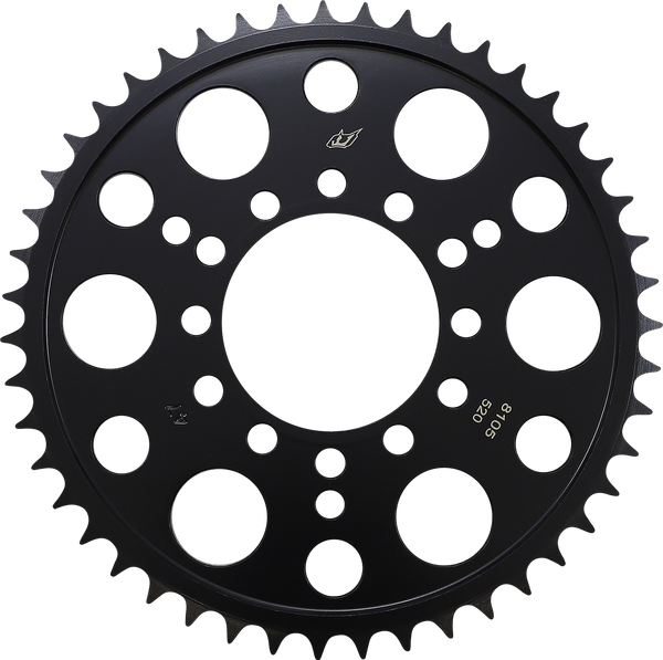 Lightweight Steel Sprocket Black, Zinc, 1, nordicamoto.ro