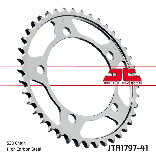 JT SPROCKETS hátsó lánckerék, természetes színű, 1, nordicamoto.ro