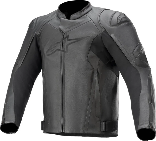 Faster V2 Leather Riding Jacket Black 62, 1, nordicamoto.ro