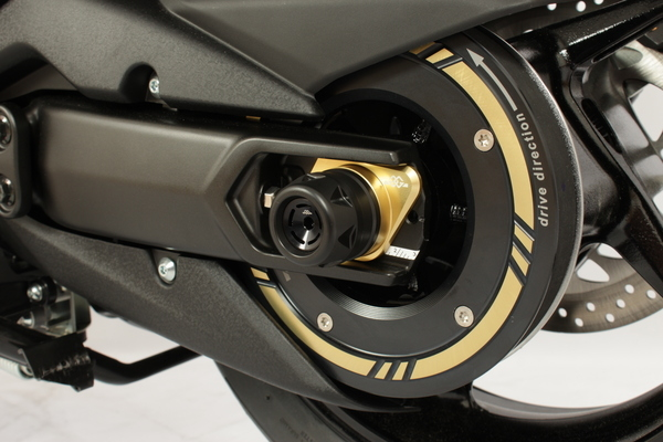 Belt Pulley Cover Black, Gold, Anodized, 2, nordicamoto.ro