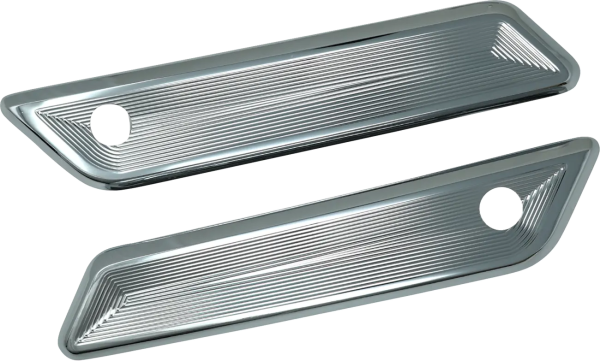 Saddlebag Latch Covers Silver, 1, nordicamoto.ro