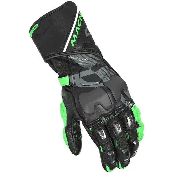 Manusi de piele racing MACNA POWERTRACK Negru S, 5, nordicamoto.ro