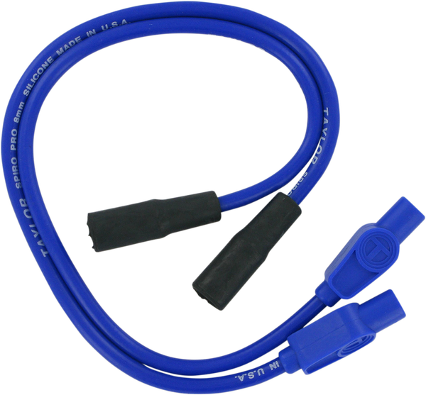 8mm Custom-fit Spark Plug Wire Kit Blue, 1, nordicamoto.ro