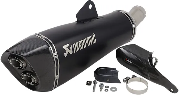 Titanium Slip-on Line Muffler Black, 2, nordicamoto.ro