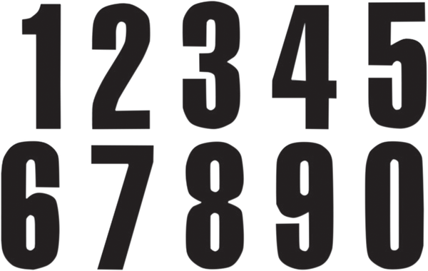 Three Series Numbers Black, 2, nordicamoto.ro