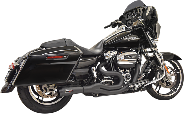 Road Rage Ii 2-into-1 Mid-length Exhaust System Black, 1, nordicamoto.ro