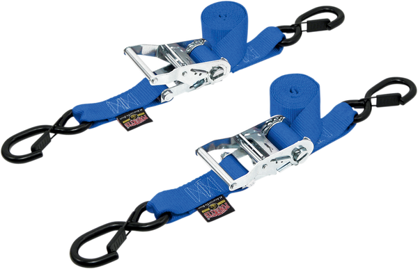 1-1/2(r) Ratchet With Safety Latch Hooks Blue, 1, nordicamoto.ro