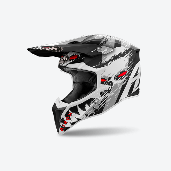 Casca Enduro Airoh Wraaap Demon Matt, 1, nordicamoto.ro
