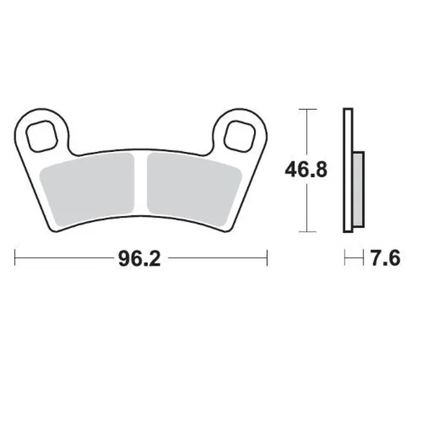 Fékbetétek Nitro ATV-khez, 1, nordicamoto.ro