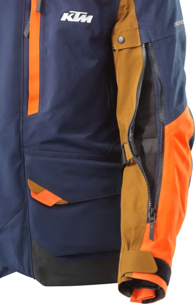 KTM Vast GORE-TEX kabát – kék/fekete/narancssárga – M-es méret, 4, nordicamoto.ro
