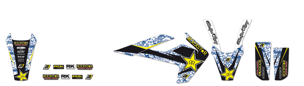 Rockstar Graphic Kits Blue, Black, 1, nordicamoto.ro