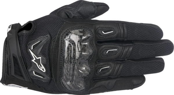 Alpinestars SMX-2 Air Carbon v2 bőrkesztyű – fekete, L-es méret, 1, nordicamoto.ro