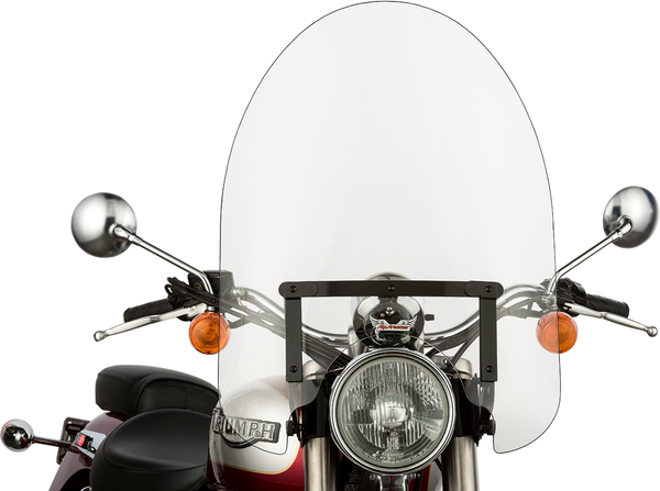 Ss-30 Classic Windshield Black, Clear, 1, nordicamoto.ro