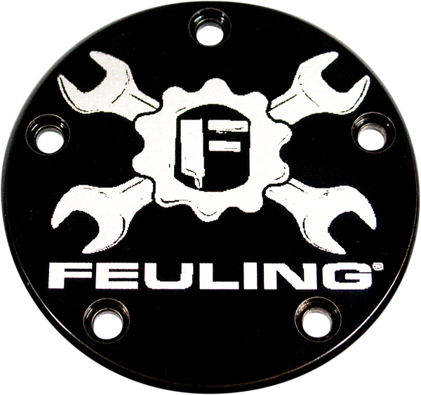 Gear Cross Logo Points Cover Black, Silver, 1, nordicamoto.ro
