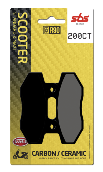 Ct Scooter Carbon Tech Organic Brake Pads, 1, nordicamoto.ro