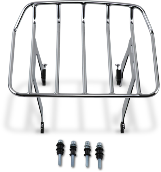 Big Ass® Detachable Solo Luggage Rack Silver, 2, nordicamoto.ro