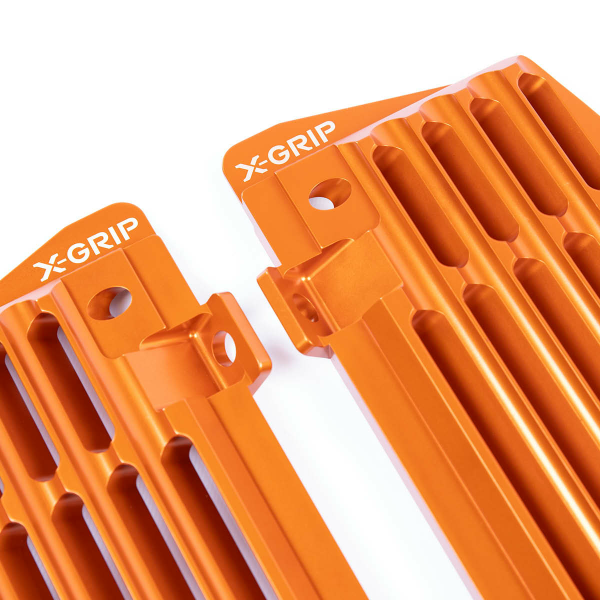 X-GRIP CNC hűtővédő – 6061-T6 alumínium, KTM/Husqvarna/GasGas, 2, nordicamoto.ro