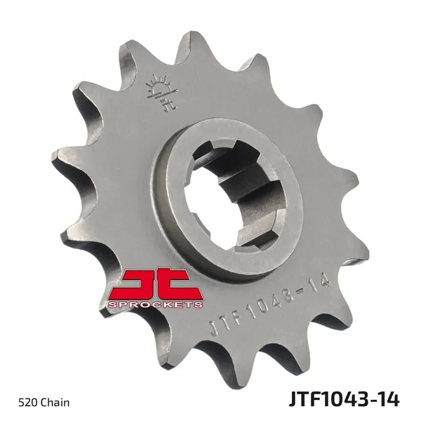 JT SPROCKETS Első lánckerék, természetes színű, 1, nordicamoto.ro