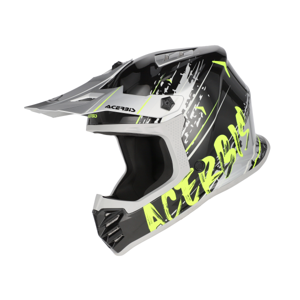 Acerbis Profile gyermek sisak, fekete/fluoreszkáló sárga, M/52, 1, nordicamoto.ro