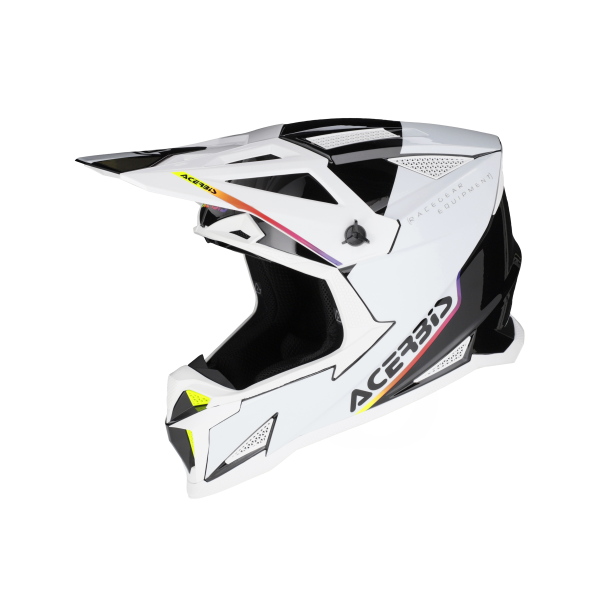 Acerbis T711 sisak, fehér/fekete, M-es méret, 1, nordicamoto.ro