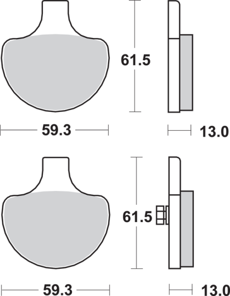 Sintered Metal Harley/Buell fékbetétek, 2, nordicamoto.ro