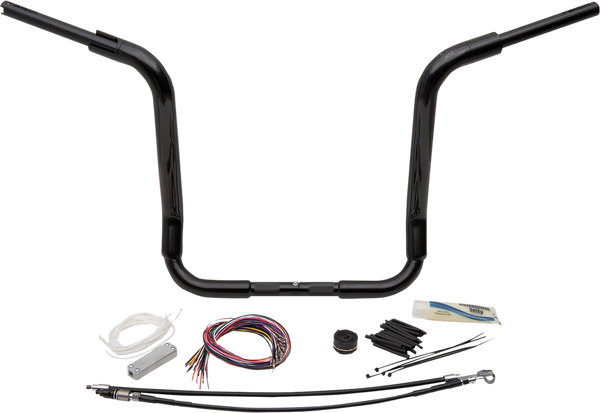 1-1/2(r) Ez Install Rounded Top Handlebar Kit Black, 1, nordicamoto.ro