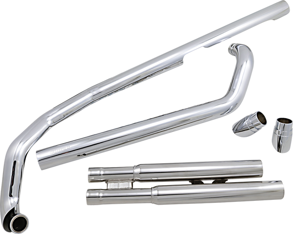 Speedster Slashdown Exhaust System Chrome, 2, nordicamoto.ro