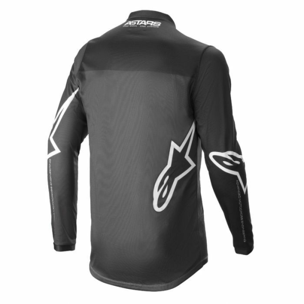 Alpinestars Racer Braap póló, fekete-antracit/fehér, M-es méret, 2, nordicamoto.ro