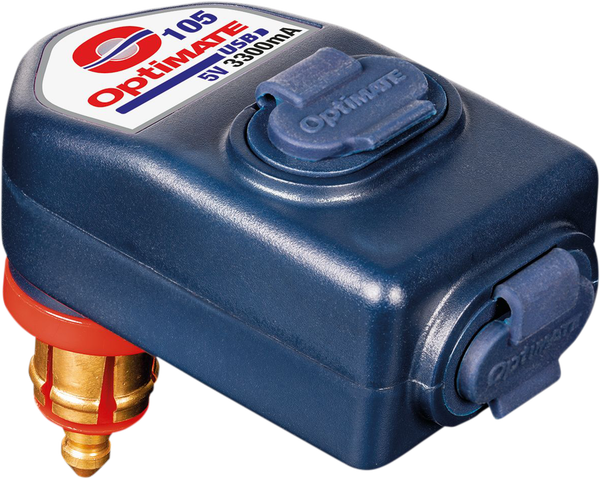 Optimate Dual Output Usb Blue, 1, nordicamoto.ro