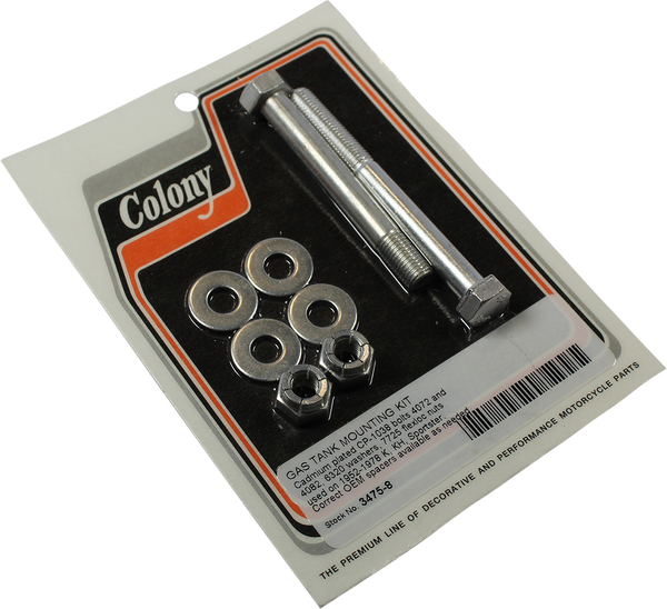 Gas Tank Mounting Kit Cadmium Plated, 2, nordicamoto.ro