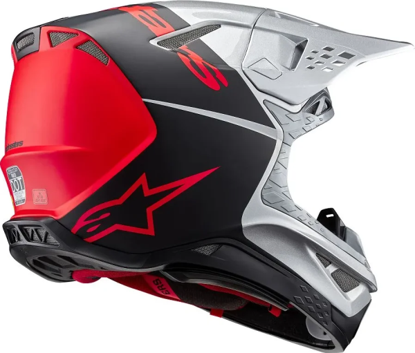 Alpinestars Supertech M10 sisak, fluoreszkáló narancssárga színben, L-es méretben, 4, nordicamoto.ro
