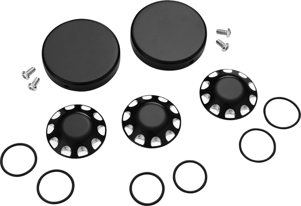 Axle Caps Black, 1, nordicamoto.ro