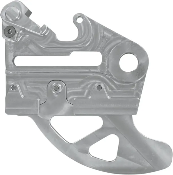 MOOSE RACING Pro Shark Fin tárcsavédő fék tartóval, ezüst, 4, nordicamoto.ro