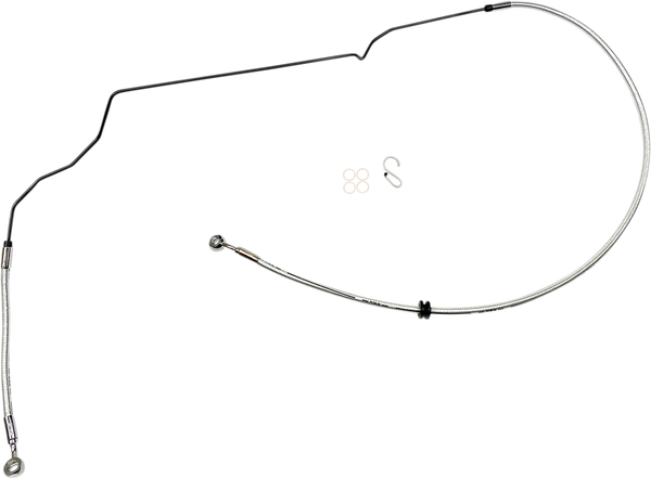 Braided Front Brake Line Chrome, Sterling Chromite® Ii Standard, 1, nordicamoto.ro