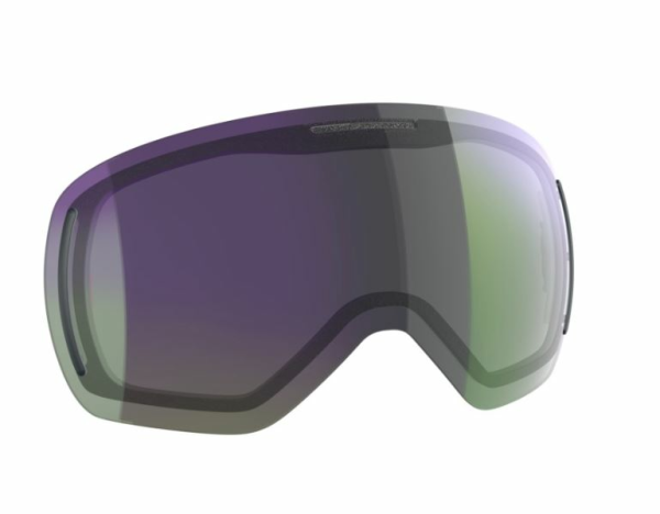 Scott Repl Lens LCG Evo w/ Case enhancer green chrome, 1, nordicamoto.ro