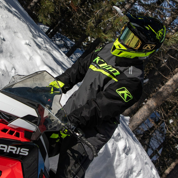 Geaca Snowmobil Klim Kaos Insulated Black - Electric Blue Lemonade, 27, nordicamoto.ro