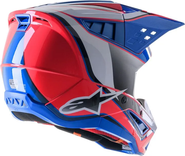 Alpinestars Supertech M5 Sail rózsaszín/kék bukósisak, L-es méret, 2, nordicamoto.ro