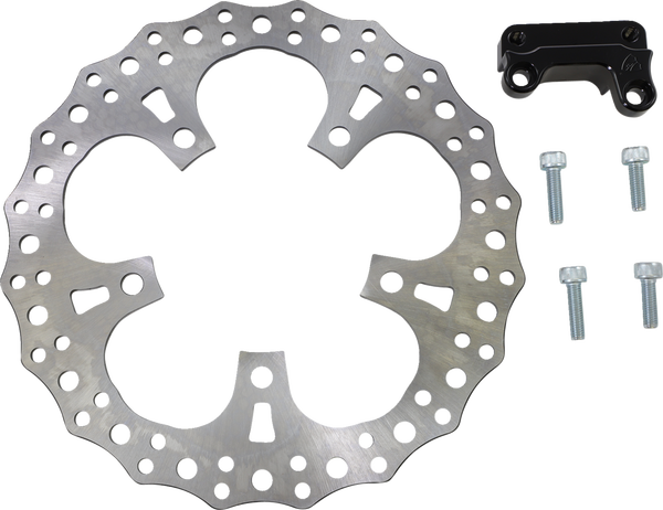 Jagged Floating Rotor Silver, 1, nordicamoto.ro